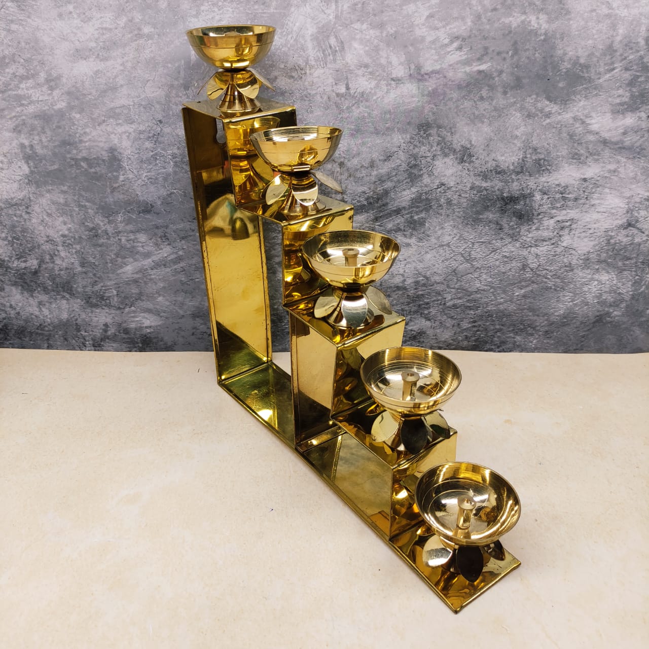 Brass Diya Stand - 5SD