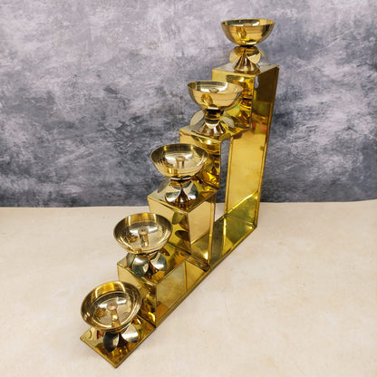 Brass Diya Stand - 5SD