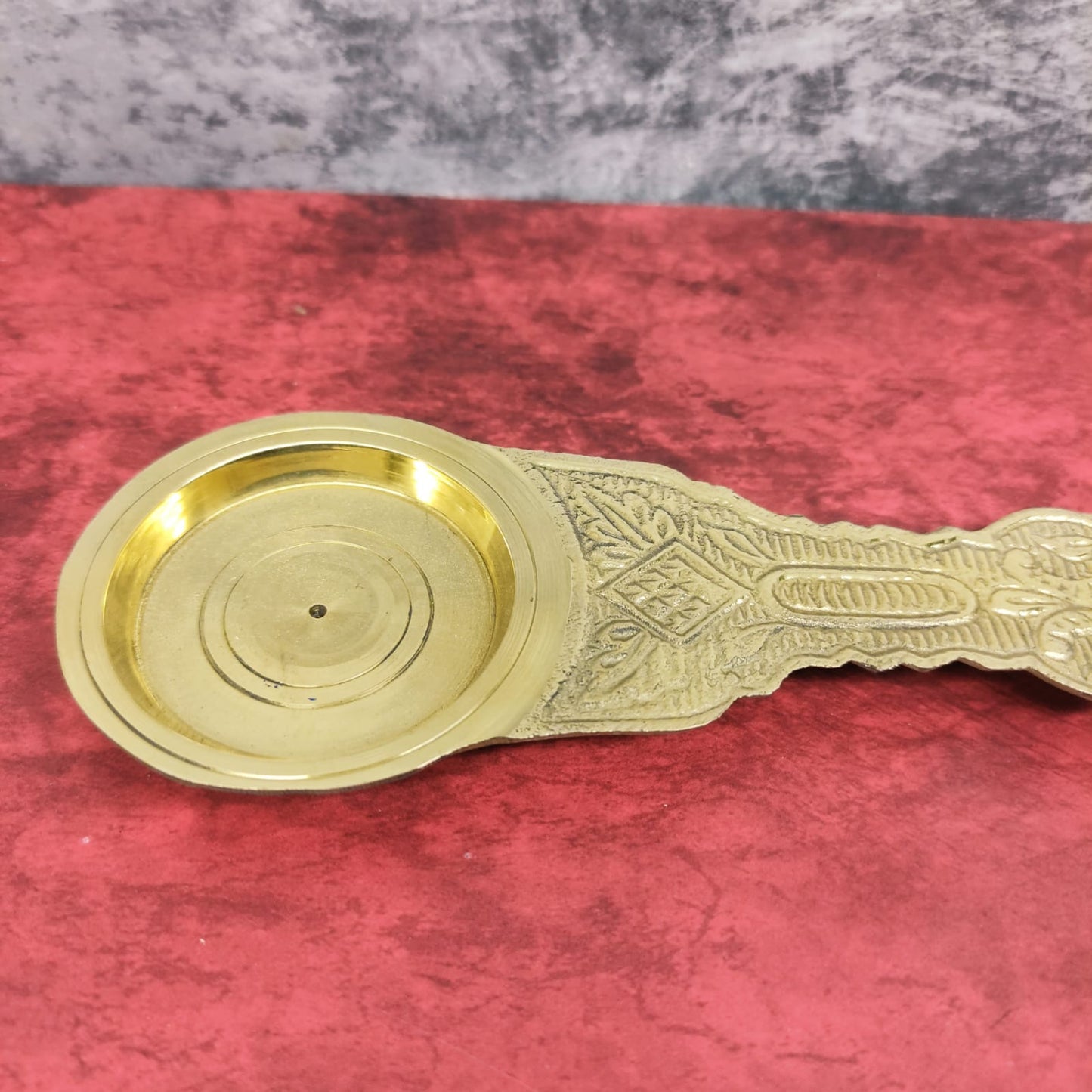 Brass Aarti Plate - RB3-c