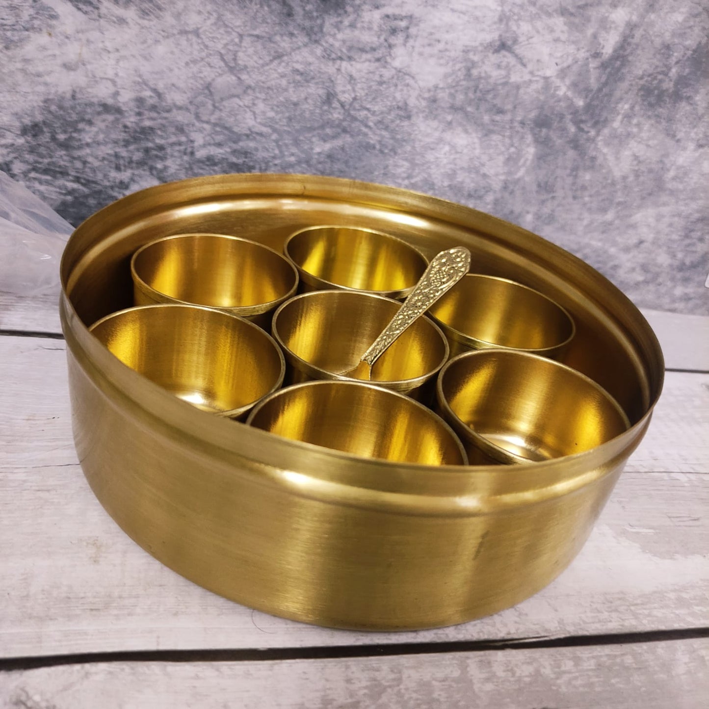 Brass Spice Box - BSB2