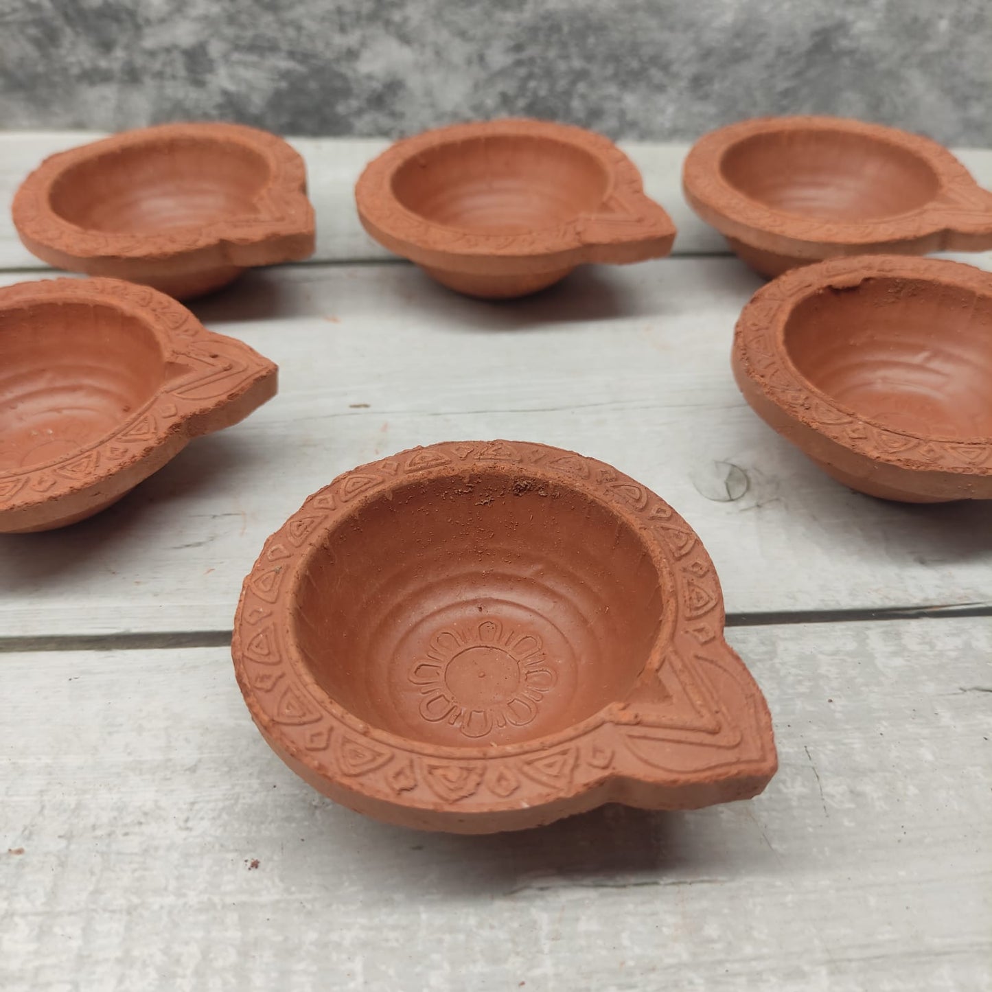 Designer Clay Vilakku (Set of 6 pcs) - CPL02