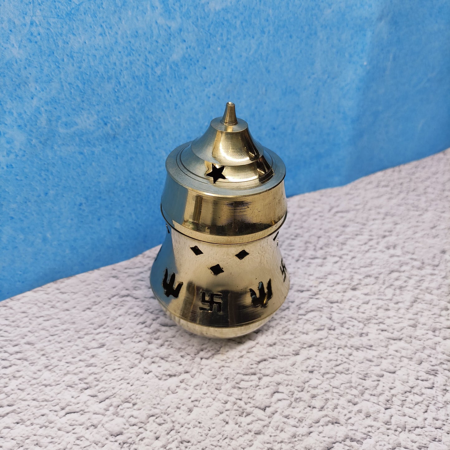 Brass Camphor Diya Diffuser - SB5