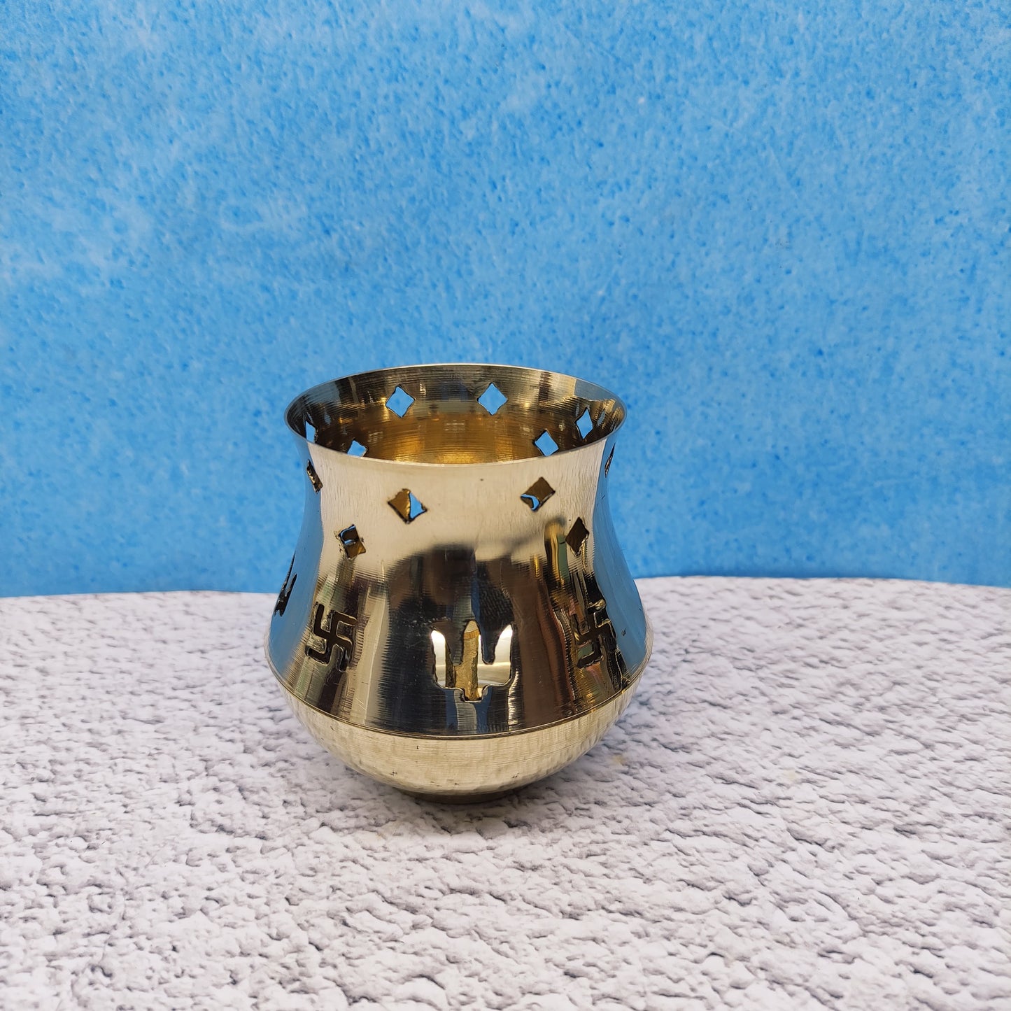 Brass Camphor Diya Diffuser - SB5