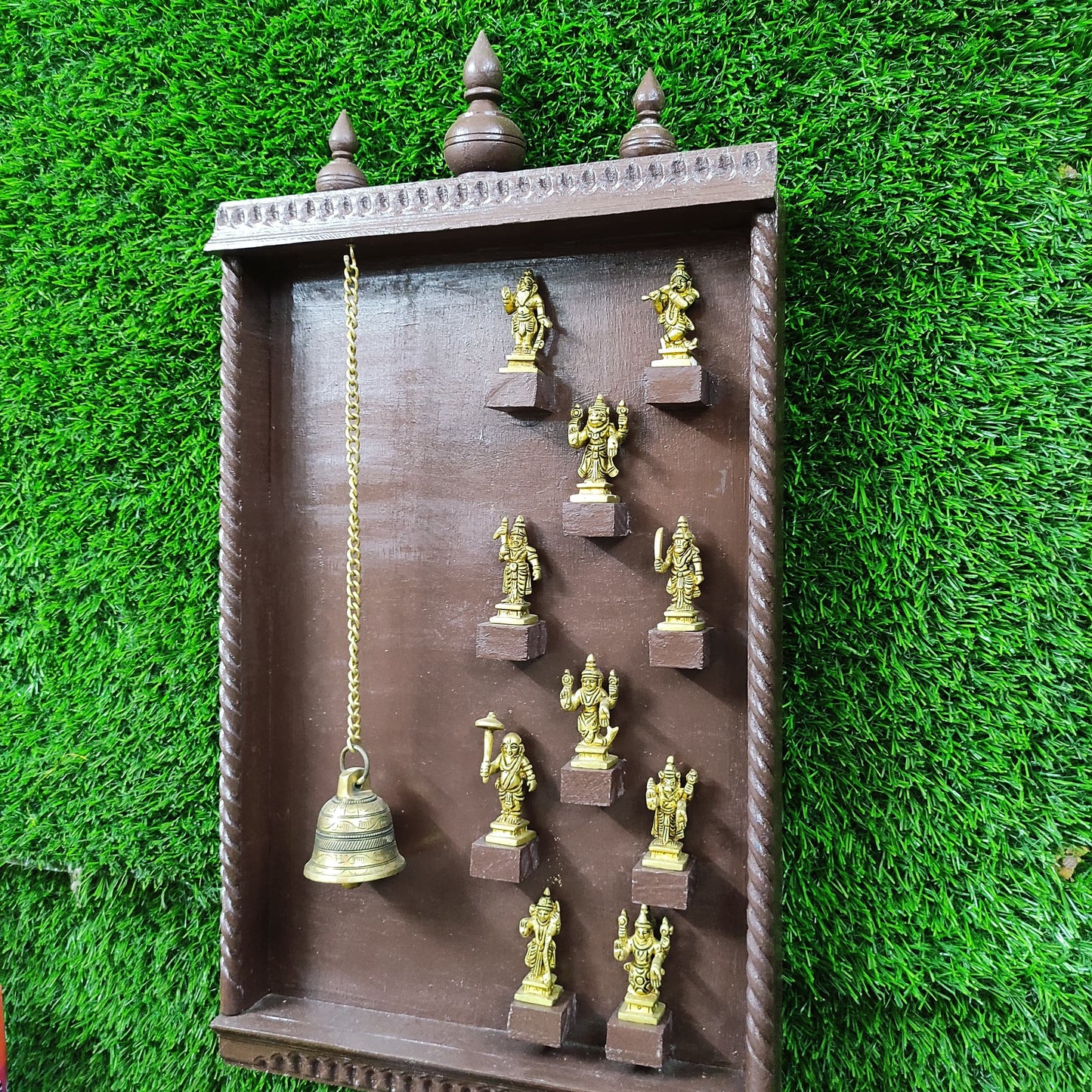 Wooden Dasawatharam Wall Decor-DS7