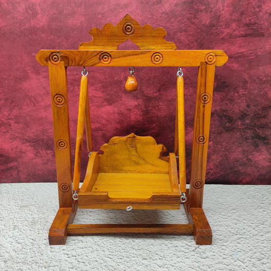 Handcrafted Wooden Jhula - Unjal for God - MW10