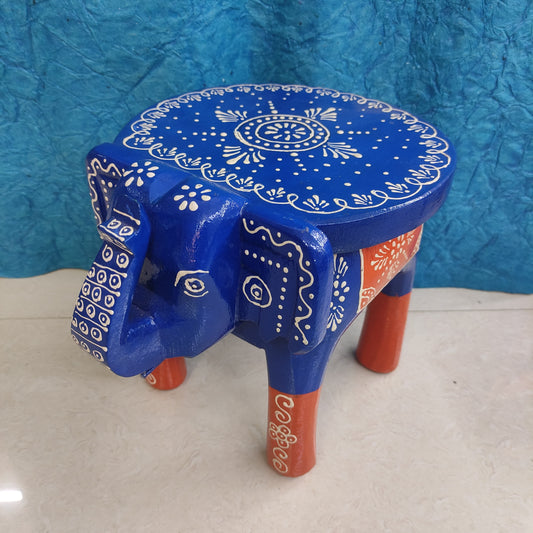 Handcrafted Wooden Elephant Stand - ES2