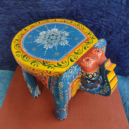 Handcrafted Wooden Elephant Stand - ES3