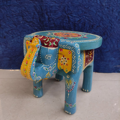 Handcrafted Wooden Elephant Stand - ES06