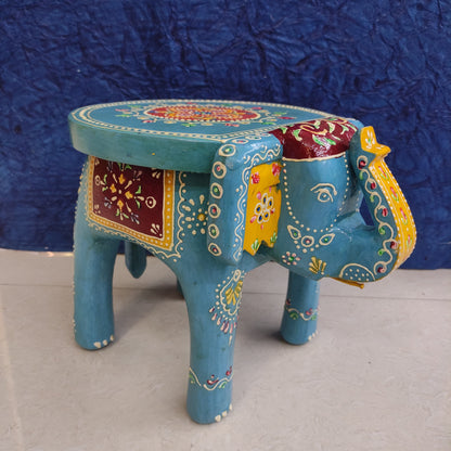 Handcrafted Wooden Elephant Stand - ES06