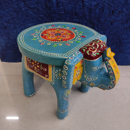 Handcrafted Wooden Elephant Stand - ES06