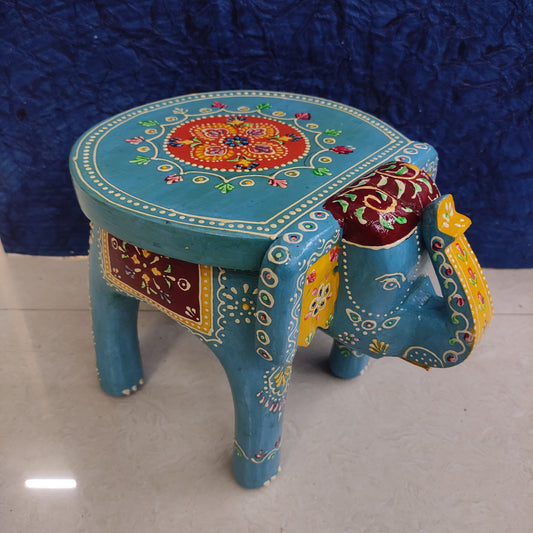 Handcrafted Wooden Elephant Stand - ES06