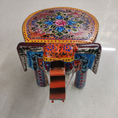 Handcrafted Wooden Elephant Stand - ES10