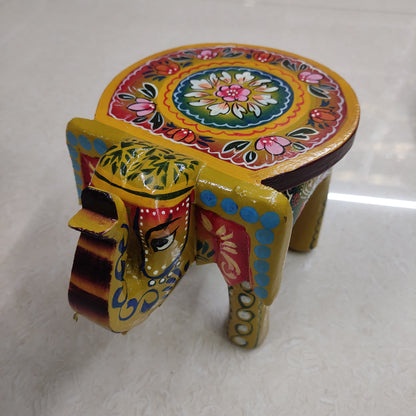 Handcrafted Wooden Elephant Stand - ES07