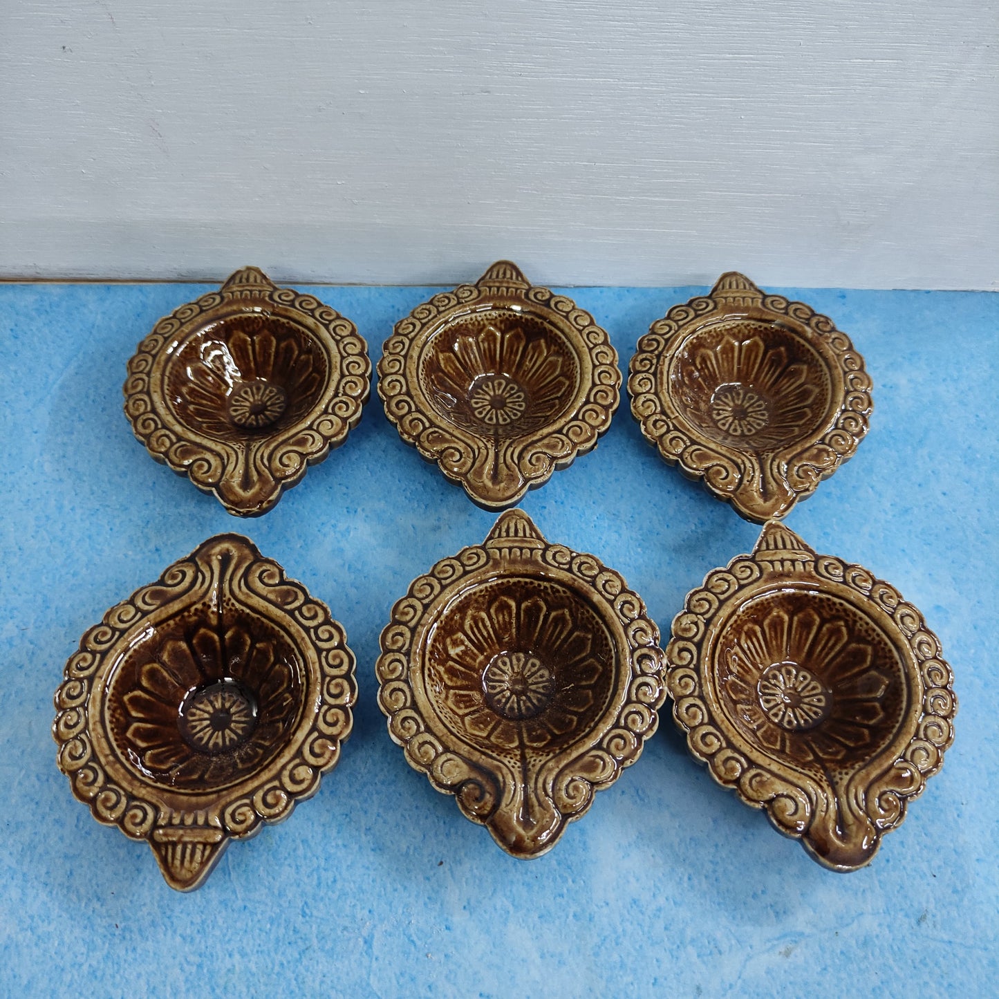 Karthigai Deepam - Vilakku Combo - Ceramic Diya Gift Box - VC2 - set of 27 lamps