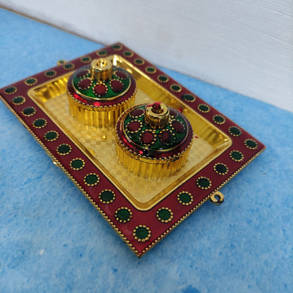 Meenakari Kum Kum Holder - KS51