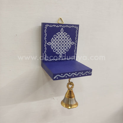 Wooden Kolam Wall Shelf | Vilakku madam - VM62