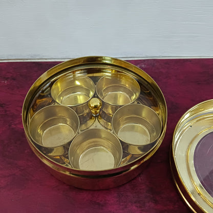 Brass lakshmi Pooja Box - MAN23