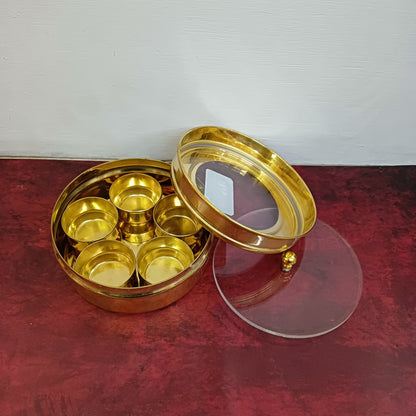 Brass lakshmi Pooja Box - MAN23