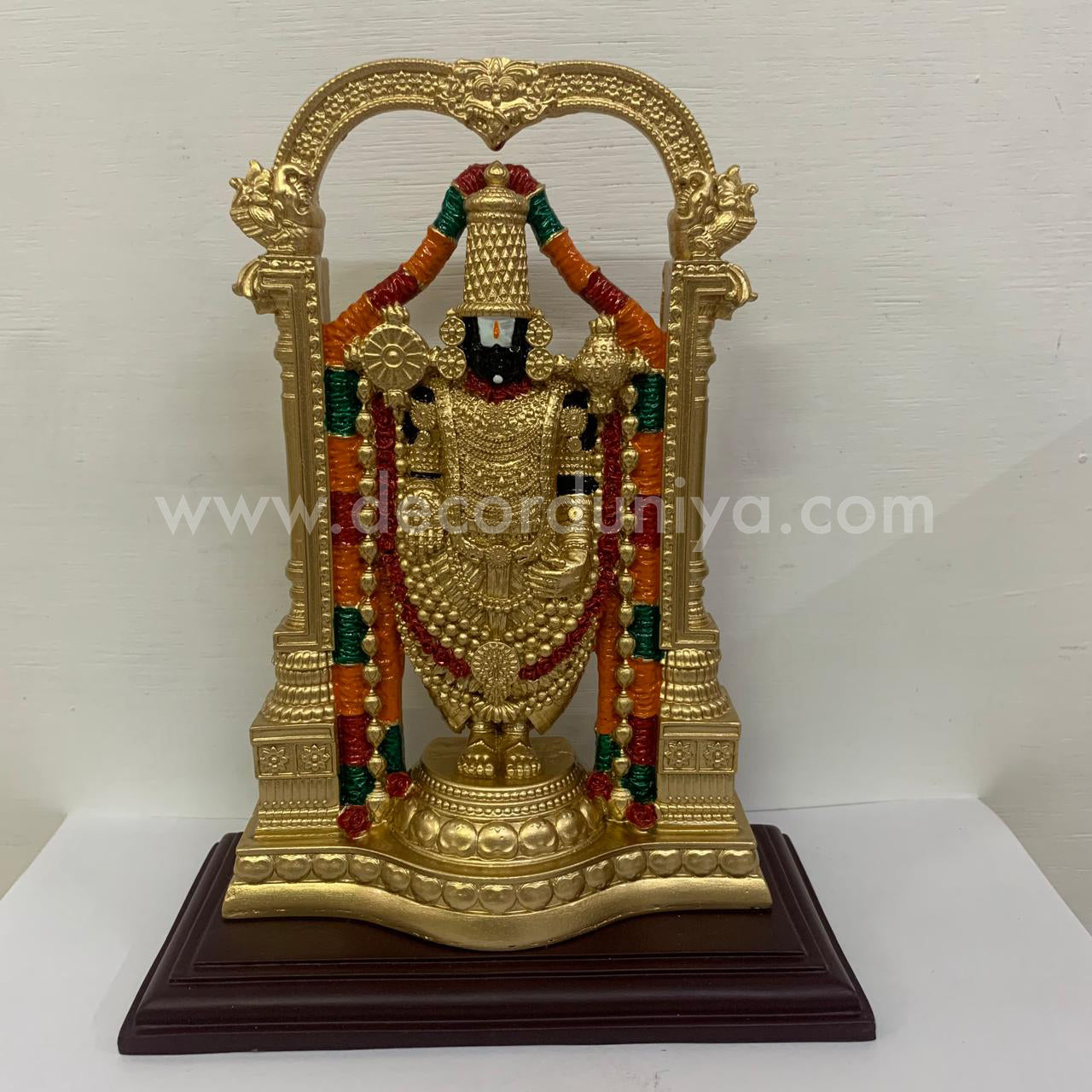 Venkatesha Perumal | Perumal | Antique Finish | Brass Finish | Polyresin | KS28